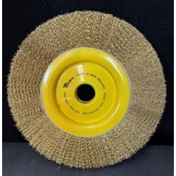 BRASS WIRE WHEEL 200 X 19MM