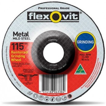 FLEXOVIT METAL DPC WHEEL 115X6X22 A30S