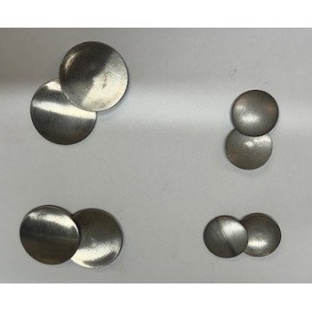 1-1/2" STAINLESS LENS FROST PLUGS - PKT 10
