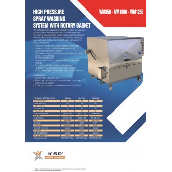 HIGH PRESSURE SPRAY WASHERS-TOP LOADING SERIES
