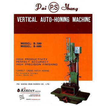 Leroy/Pai Sheng B-600 Vertical Honing Machine-SOLD