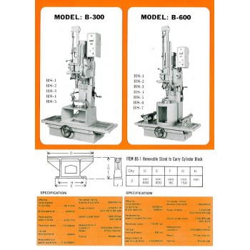 Leroy/Pai Sheng B-600 Vertical Honing Machine-SOLD